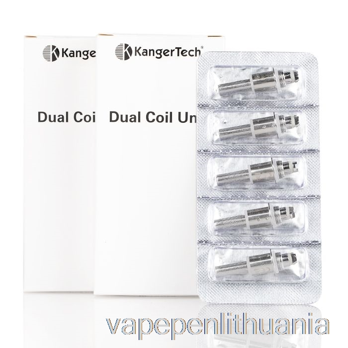 Kanger Dual Unit Pakeitimo Ritės 0,8ohm Coils Vape Skystis